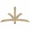 Ekena Millwork Davenport Rough Sawn Timber Gable Bracket, Douglas Fir, 60"W x 32"H x 4"D x 4"F, 13/12 Pitch GBW060X32X0404DAV00RDF - alternate 1